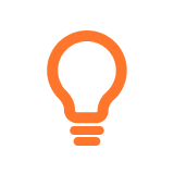 Значок лампочки